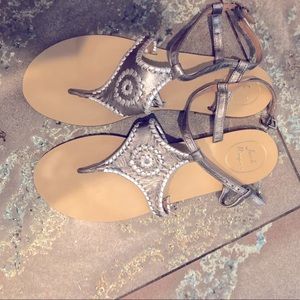 Jack Rogers sandals with blackstrap